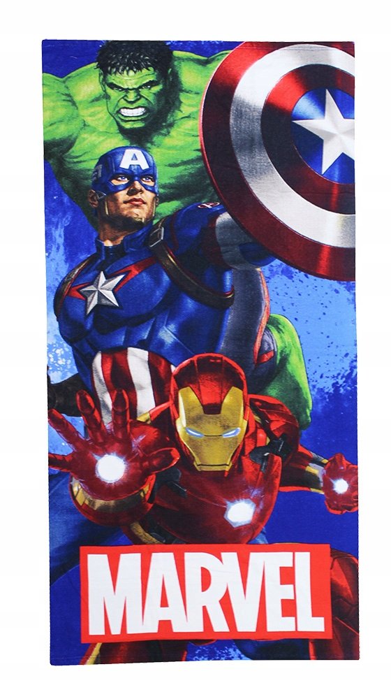 AVENGERS MARVEL RĘCZNIK KĄPIELOWY NA BASEN WAKACJE LEKKI 70X140
