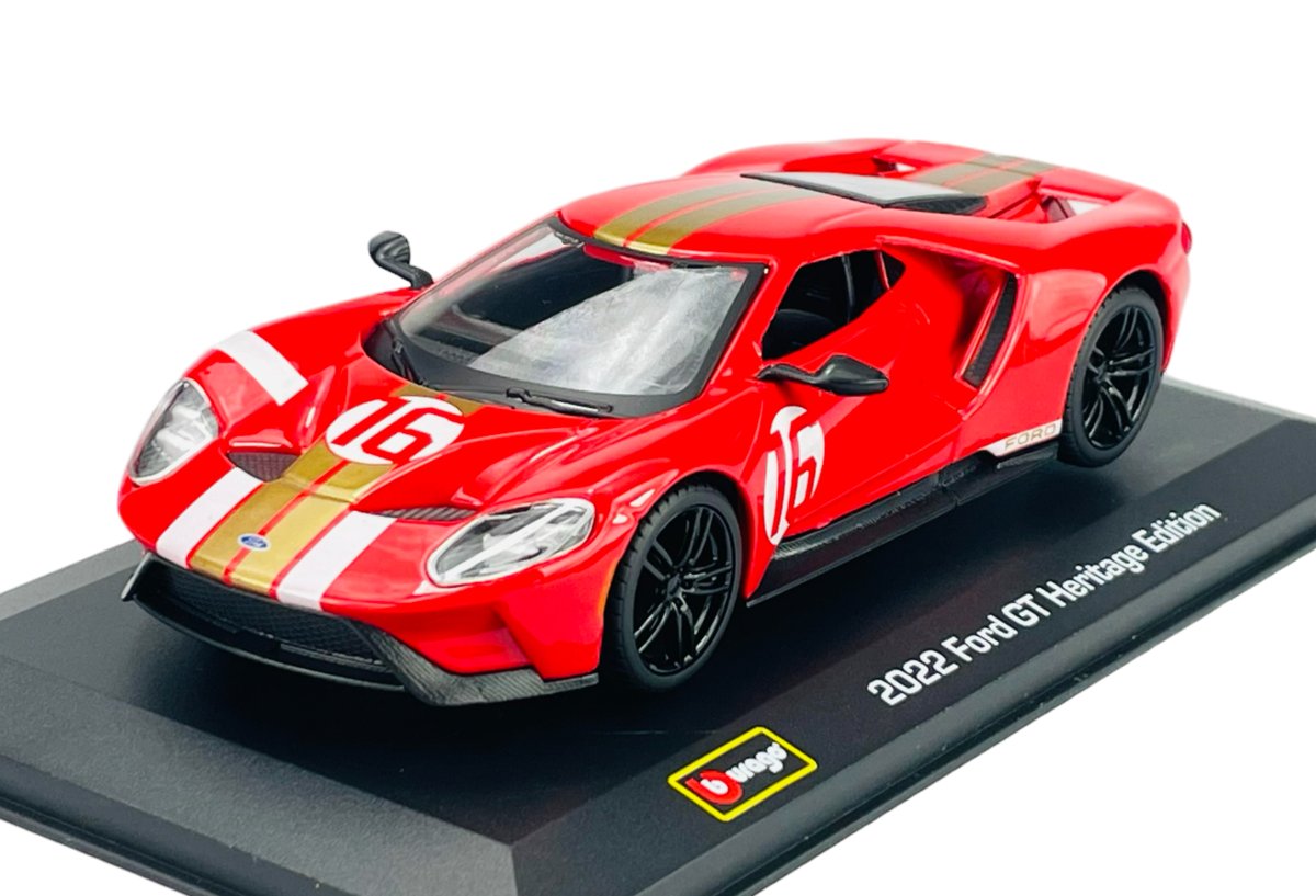 BBURAGO RACE 2022 FORD GT HERITAGE EDITION #16 1:32 41166
