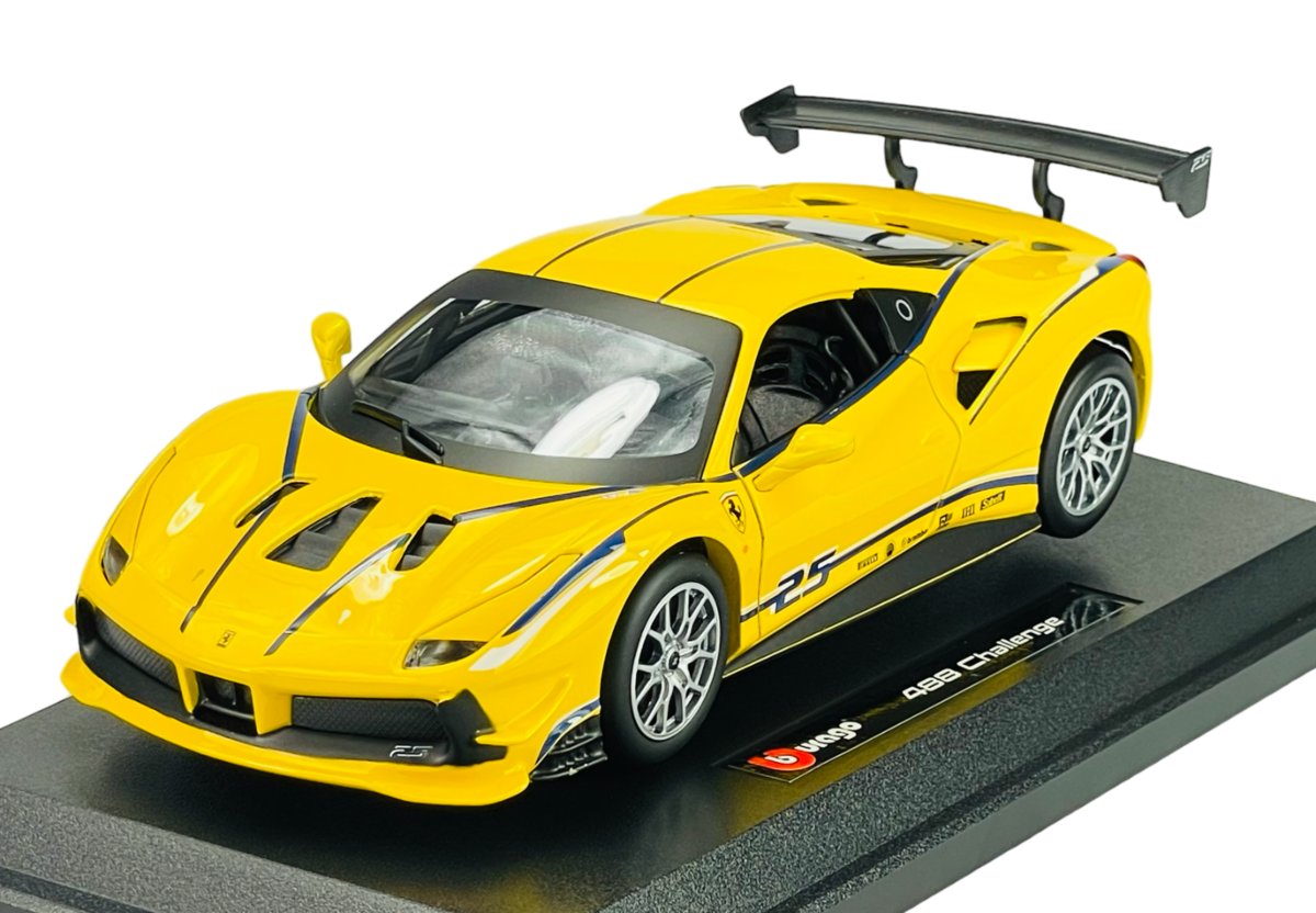 BBURAGO FERRARI 488 CHALLENGE ŻÓŁTY 1:24 26307