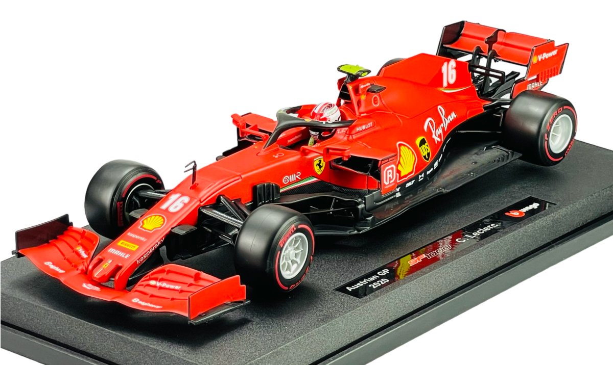 BBURAGO FERRARI RACING F1 SF1000 #16 CHARLES LECLERC AUSTRIAN GP 1:18 16808
