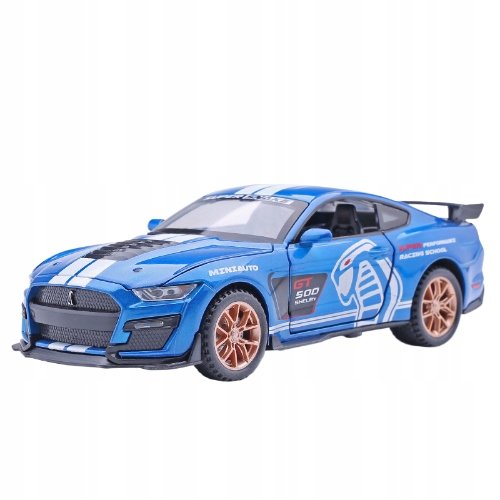 FORD MUSTANG SHELBY GT500 METALOWY MODEL SAMOCHODU 1:32 DŹWIĘK ŚWIATŁO