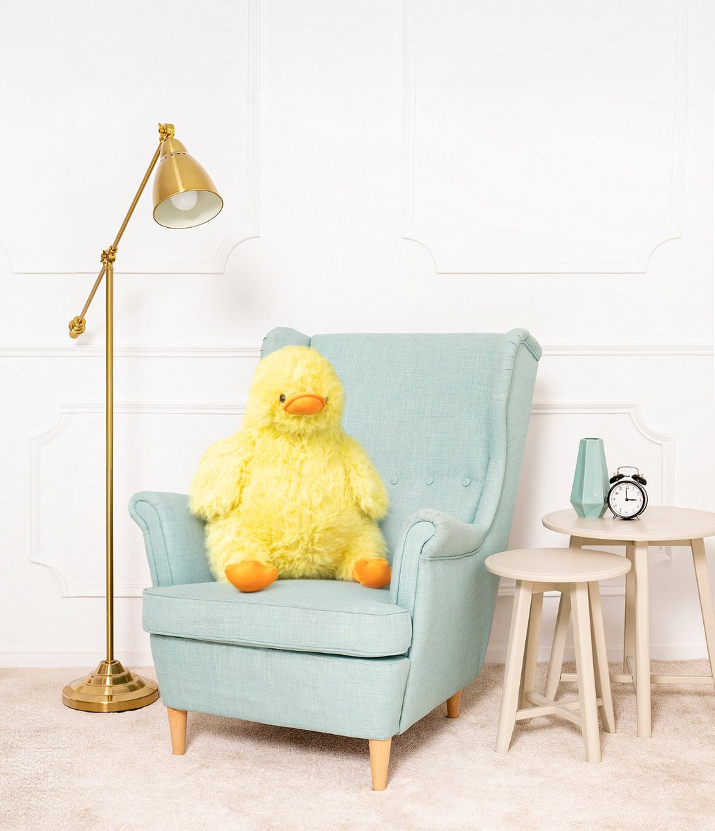 DUŻY MIŚ PLUSZOWY KURCZAK GRAND ŻÓŁTY MASKOTKA PRZYTULANKA - 55cm