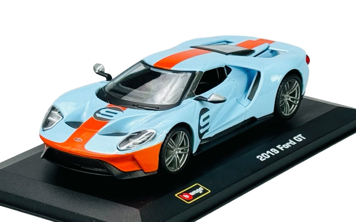 BBURAGO RACE 2019 FORD GT HERITAGE EDITION #9 NIEBIESKI 1:32 41164