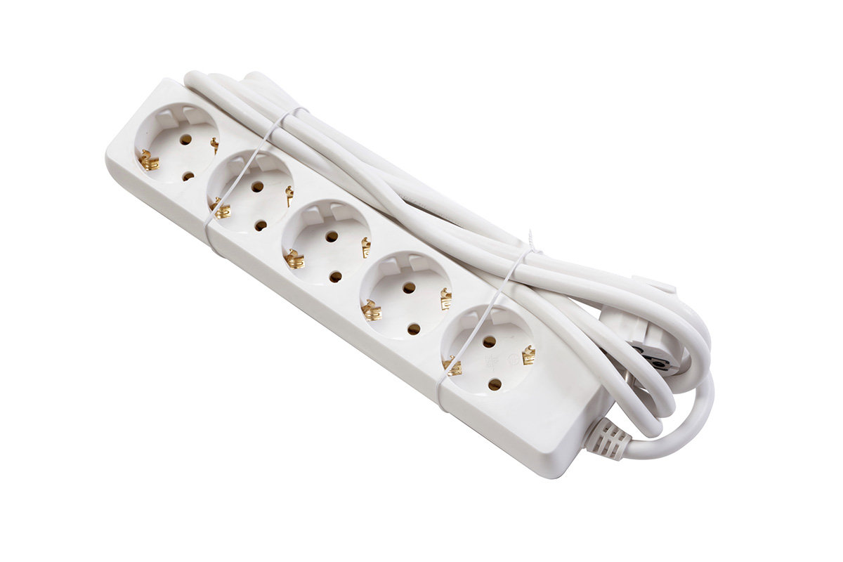 Przedłużacz schuko 5 gniazd, 3m