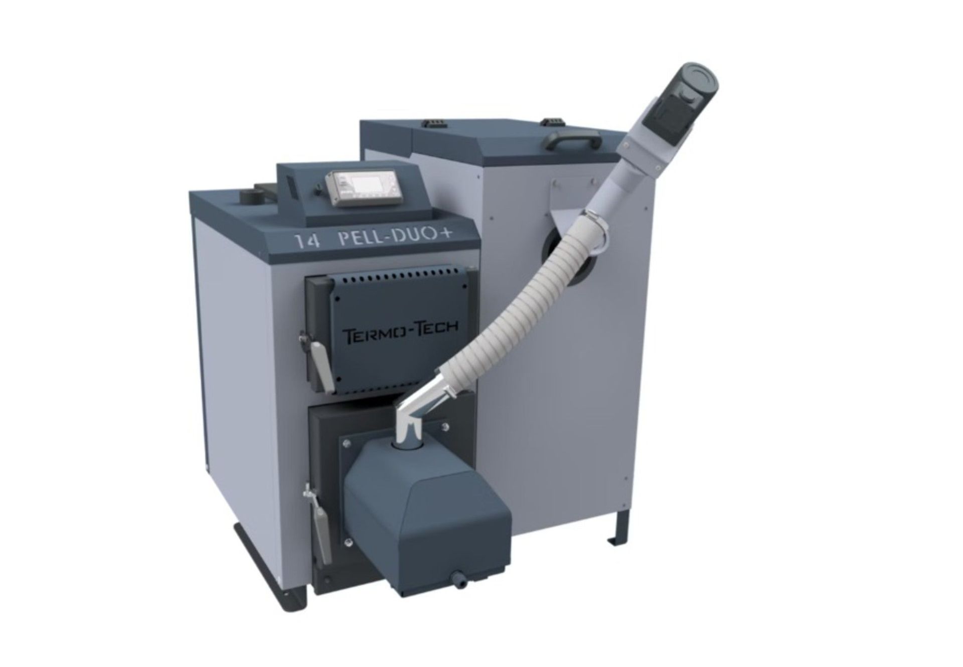 Bricoman PELL DUO 14 kW prawy