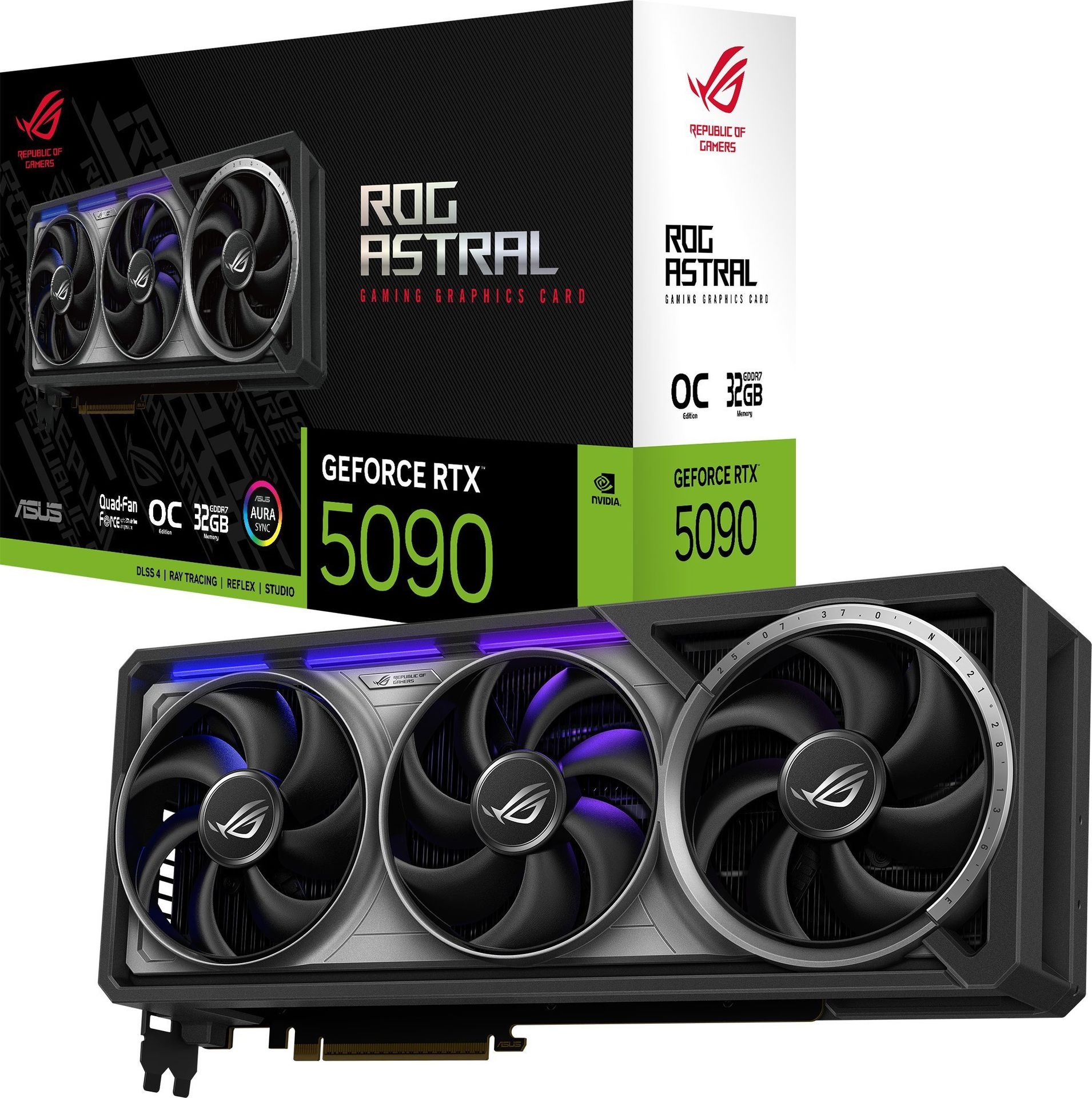 Asus ROG Astral GeForce RTX 5090 OC 32GB GDDR7 ROG-ASTRAL-RTX5090-O32G-GAMING
