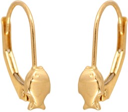 Złote kolczyki 585 wiszące PREZENT GRAWER PUDEŁKO