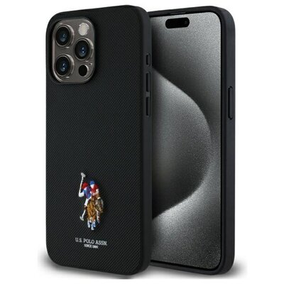 Etui US POLO ASSN Embroidered DH Color do Apple iPhone 15 Pro Max Czarny
