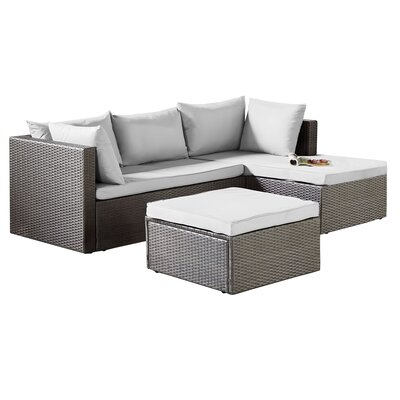 Zestaw mebli ogrodowych EHOKERY Florencja Szary