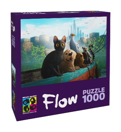 Flow, Puzzle 1000 el. - Movie Characters. Wiek: 7+