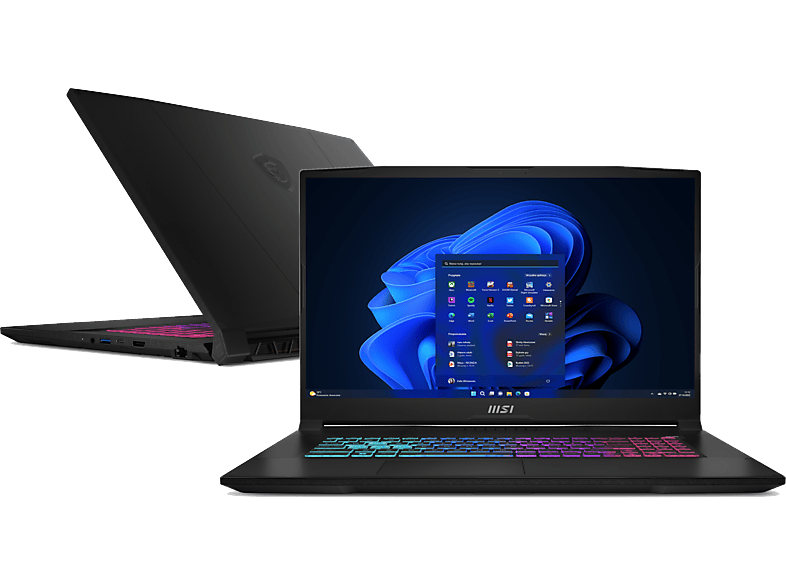 MSI Katana 17 B13VFK-1471PL FHD / Intel® Core™ i7-13620H 16 GB RAM 512 SSD GeForce RTX™ 4060 Windows 11 Home (64 Bit) Czarny