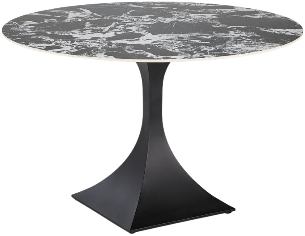 Stół Halmar Manuel Czarny marmur / Czarny