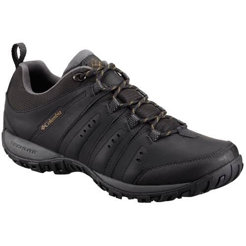 Columbia Woodburn 2 męskie buty trekkingowe i trekkingowe z niskim stanem, Czarny karmel, 45 EU