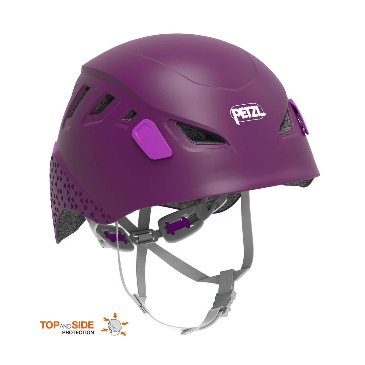 Petzl Picchu Helmet, fioletowy 48-58cm 2021 Kaski wspinaczkowe A049AA01