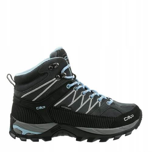 CMP Buty damskie Rigel Mid Wmn Wp Graffite-Azzurro r 36 3Q12946-77BD 3Q12946-77BD