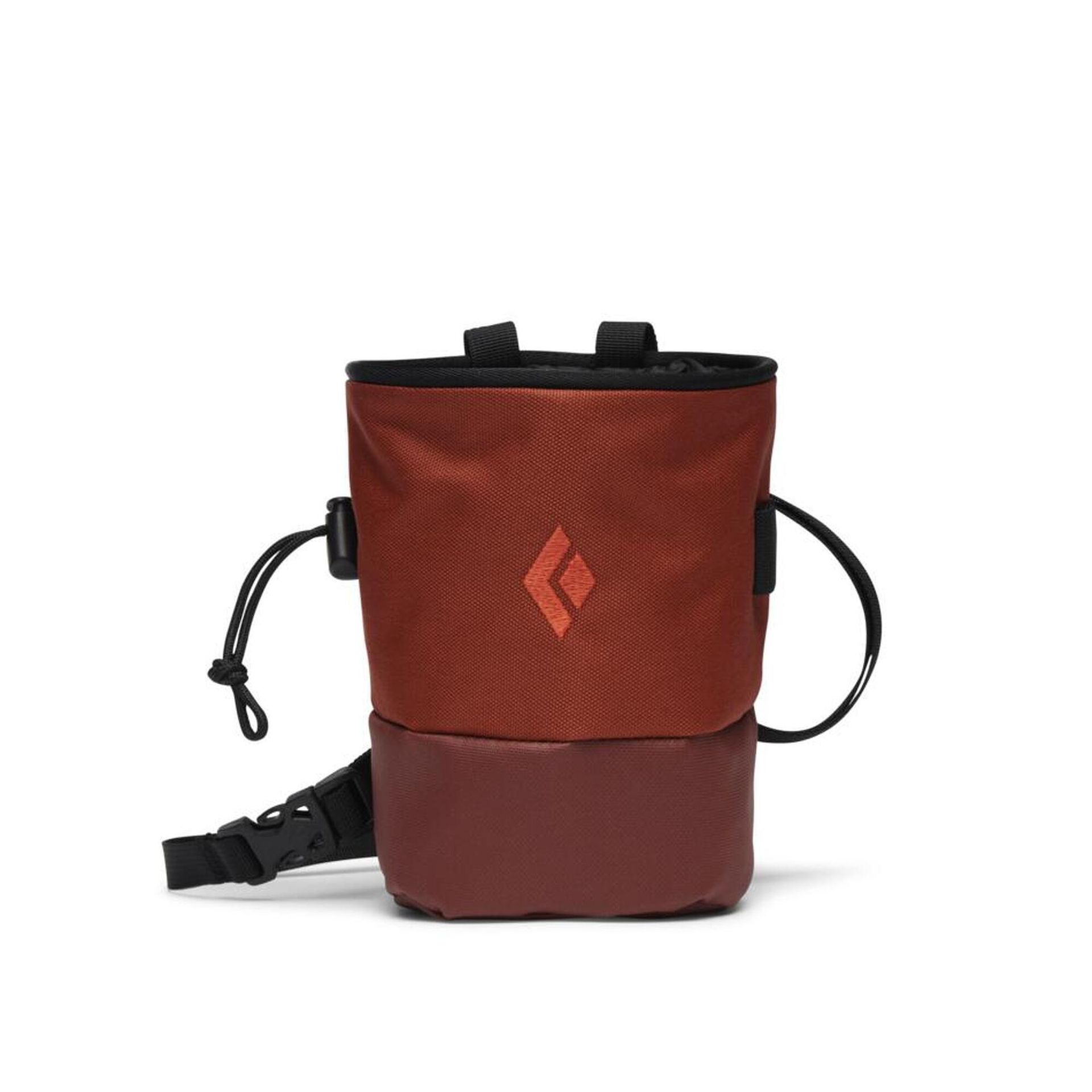 Woreczek na magnezję Black Diamond Mojo Zip Chalk Bag - burnt sienna