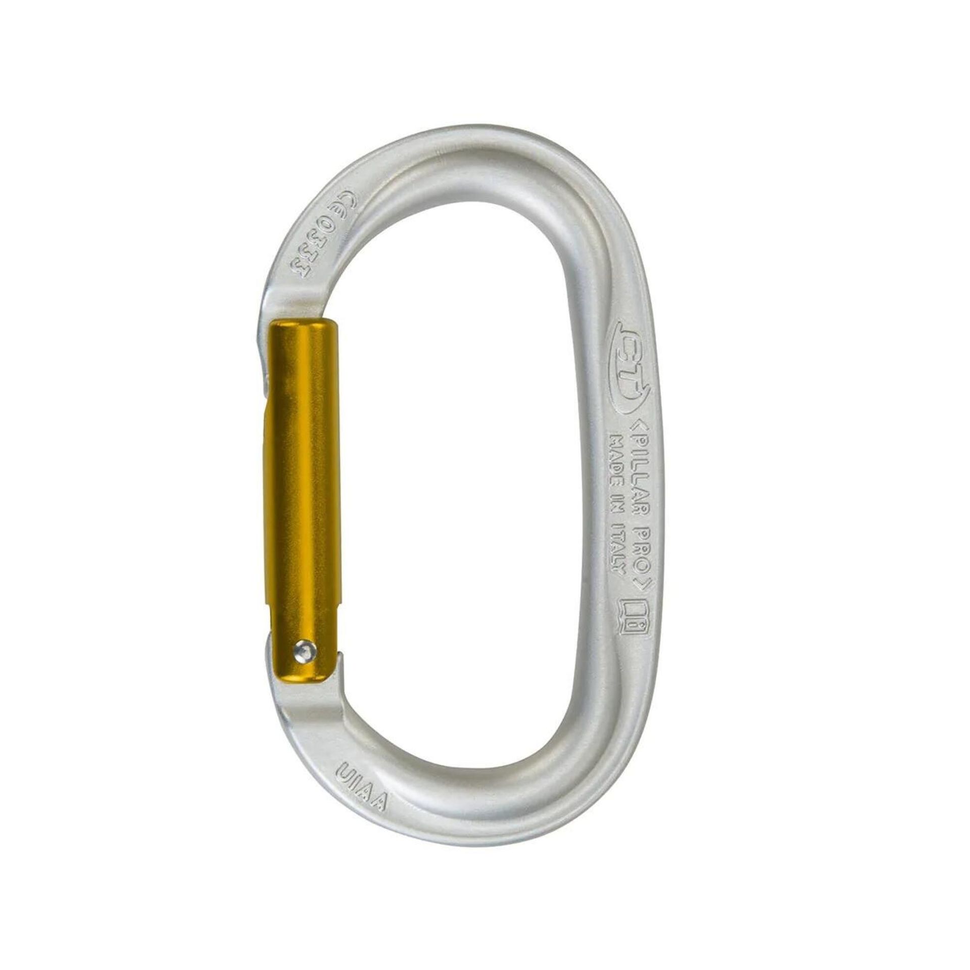 Climbing Technology Pillar Pro 2 °C39500zsectstd karabińczyk, błyszczący/żółty, rozmiar uniwersalny 2C39500ZSECTSTD