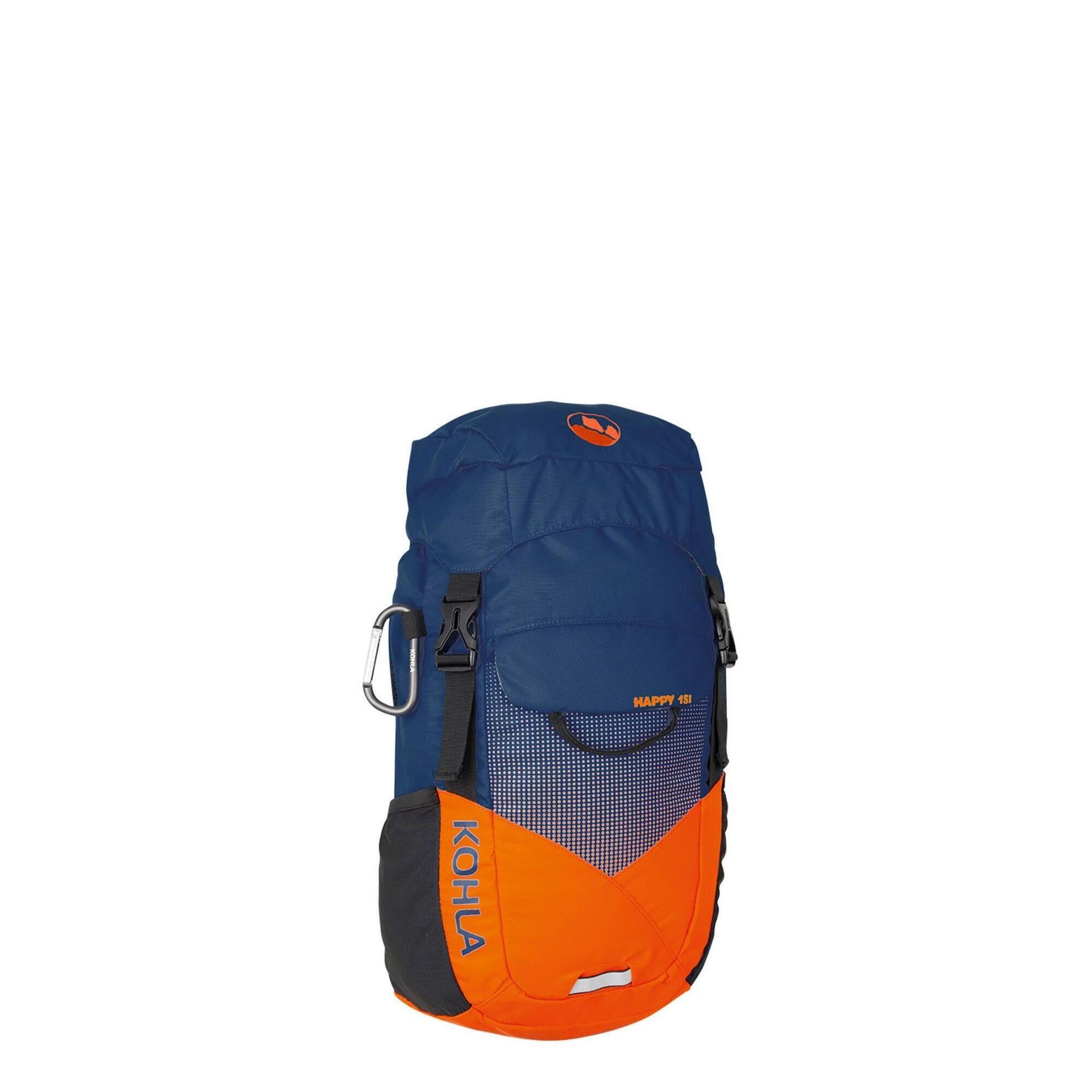 Plecak grski dziecicy Kohla Happy 15 l niebieski (navy peony/red orange)