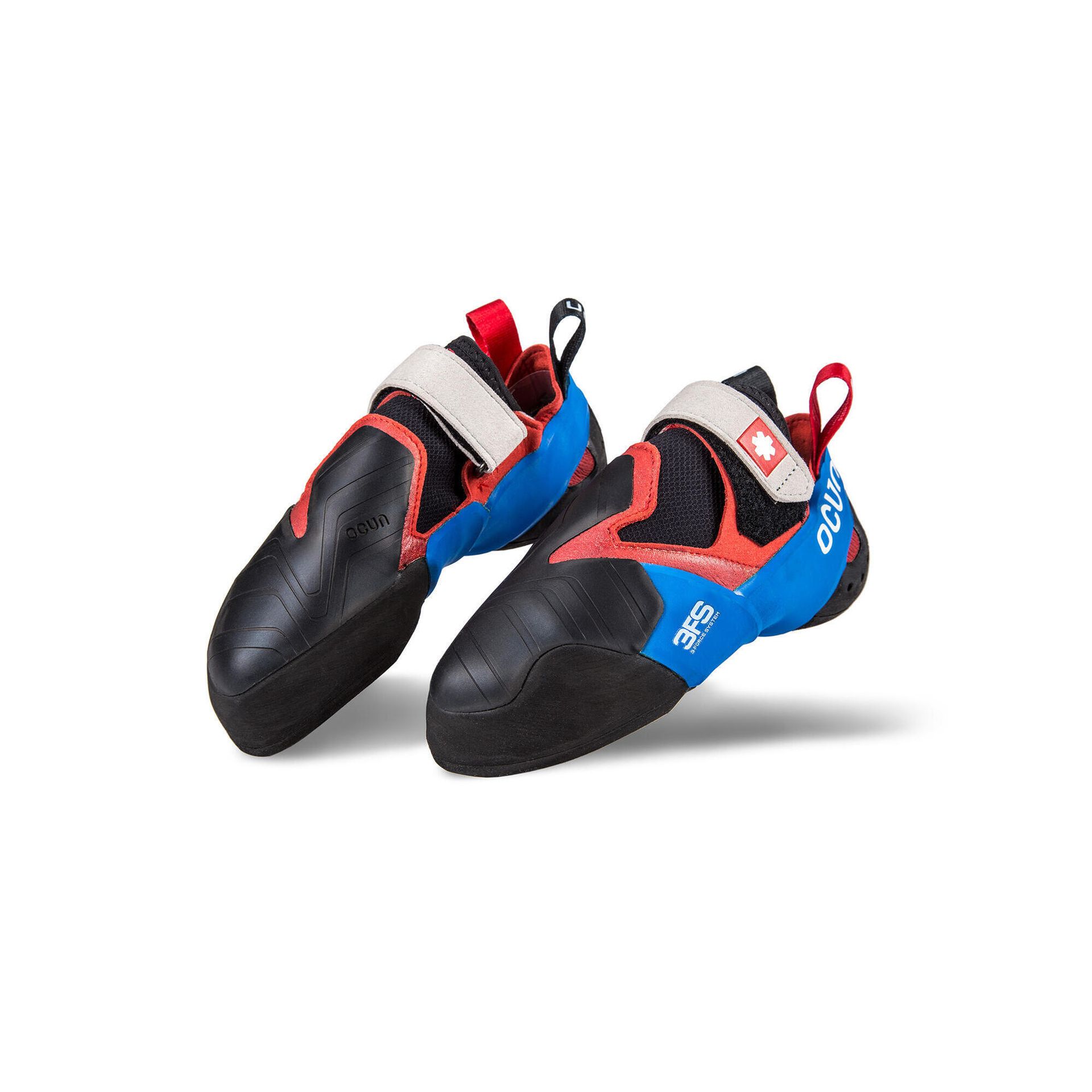 Ocun Ocun Nitro Buty wspinaczkowe, red UK 5 | EU 38 2021 Buty wspinaczkowe na rzepy 04332-red-38