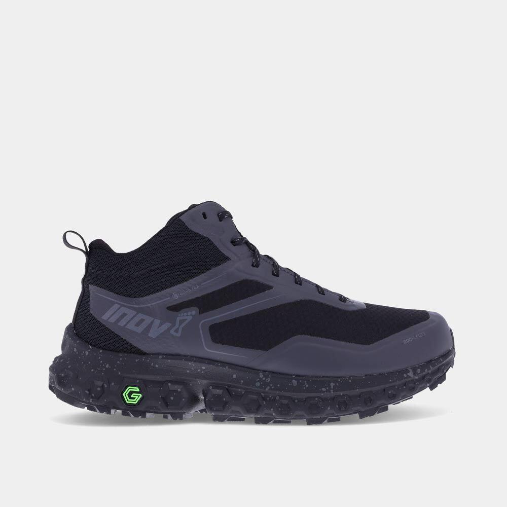 Buty trekkingowe męskie Inov-8 Inov-8 RocFly G 390 GTX 001101-BK-S-01 Czarne 46,5