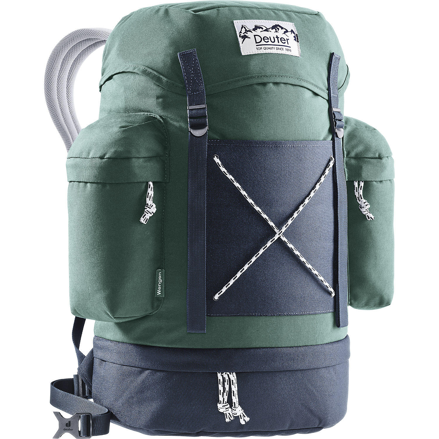 Deuter Wengen Backpack, zielony/niebieski 2021 Plecaki szkolne i turystyczne 3814122-2338