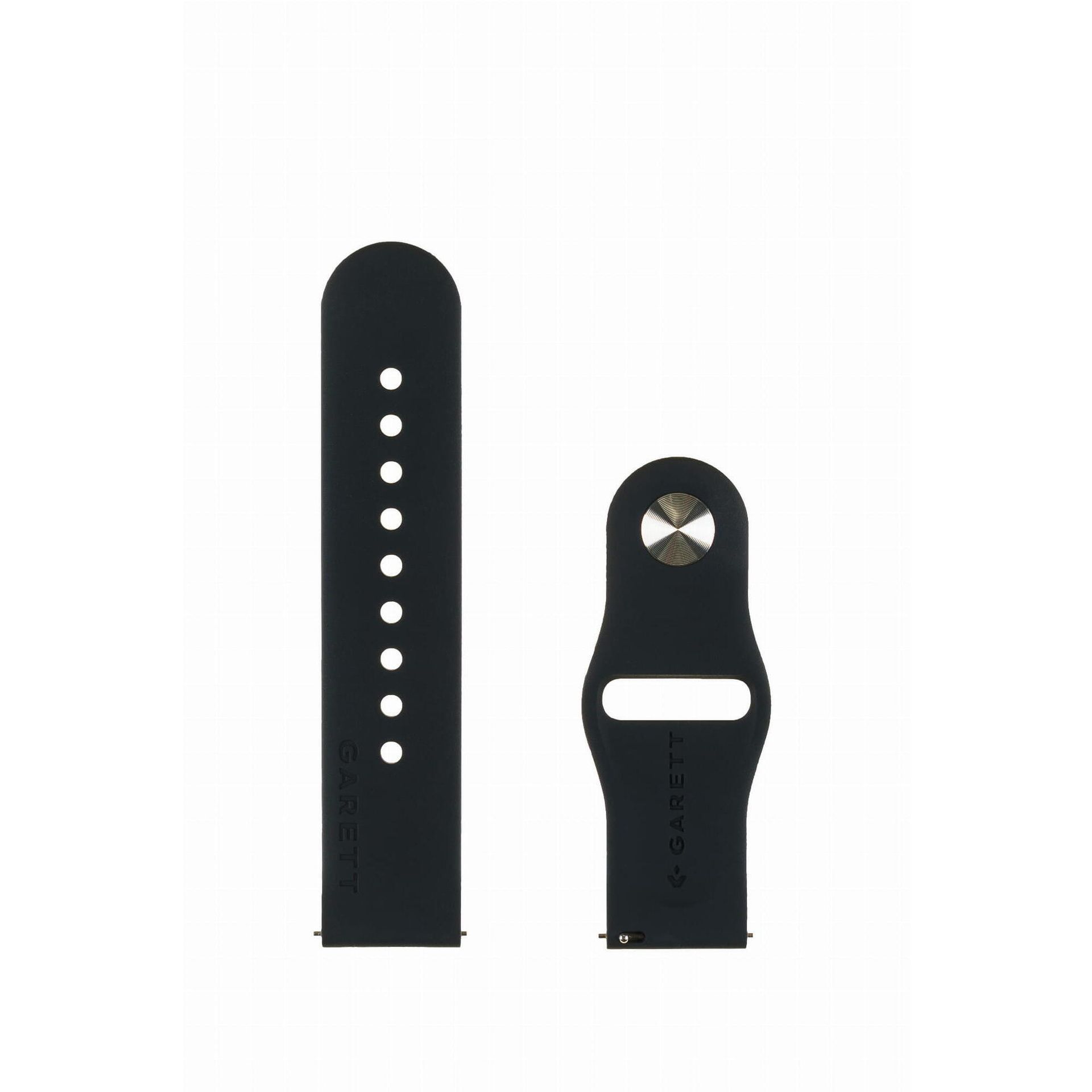 Garett czarny silikonowy pasek 20 mm do smartwatcha Kids Nice PRO 4G 5904238485668