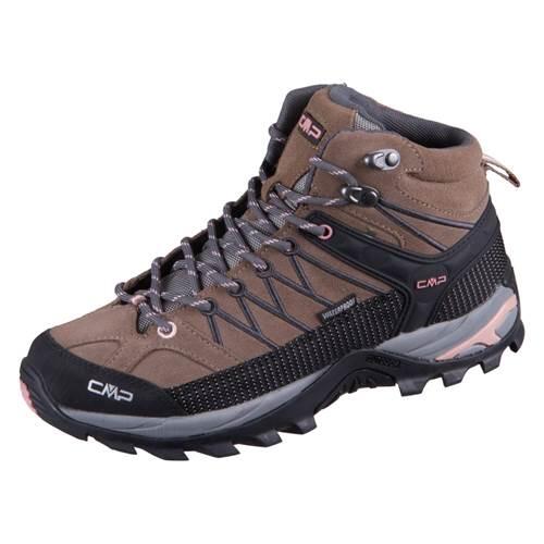 CMP Trekkingi Rigel Mid Wmn Trekking Shoe Wp 3Q12946 Brązowy
