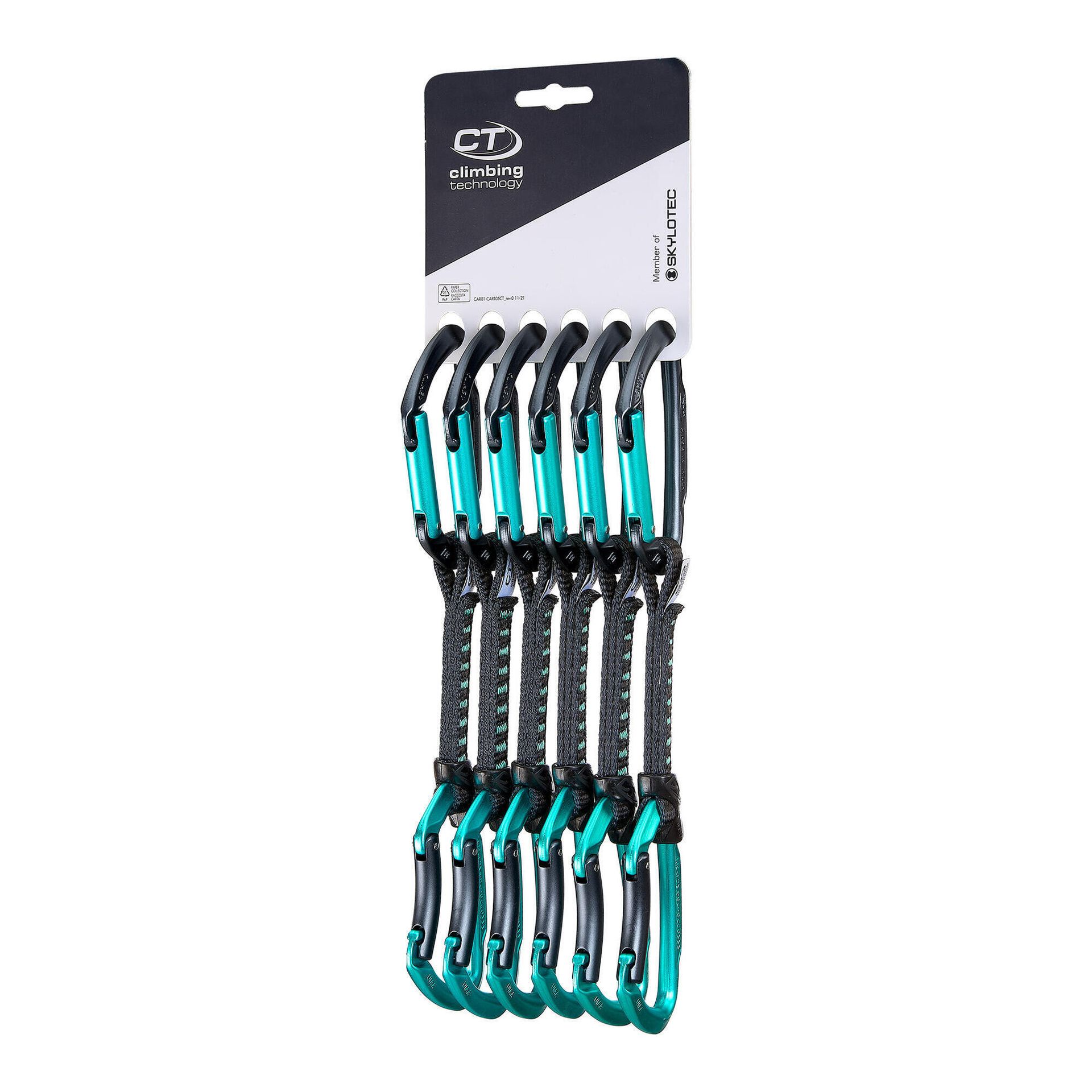 Zestaw ekspresów Climbing Technology 6X Lime Set Dy 12Cm Kolor: jasnoniebieski