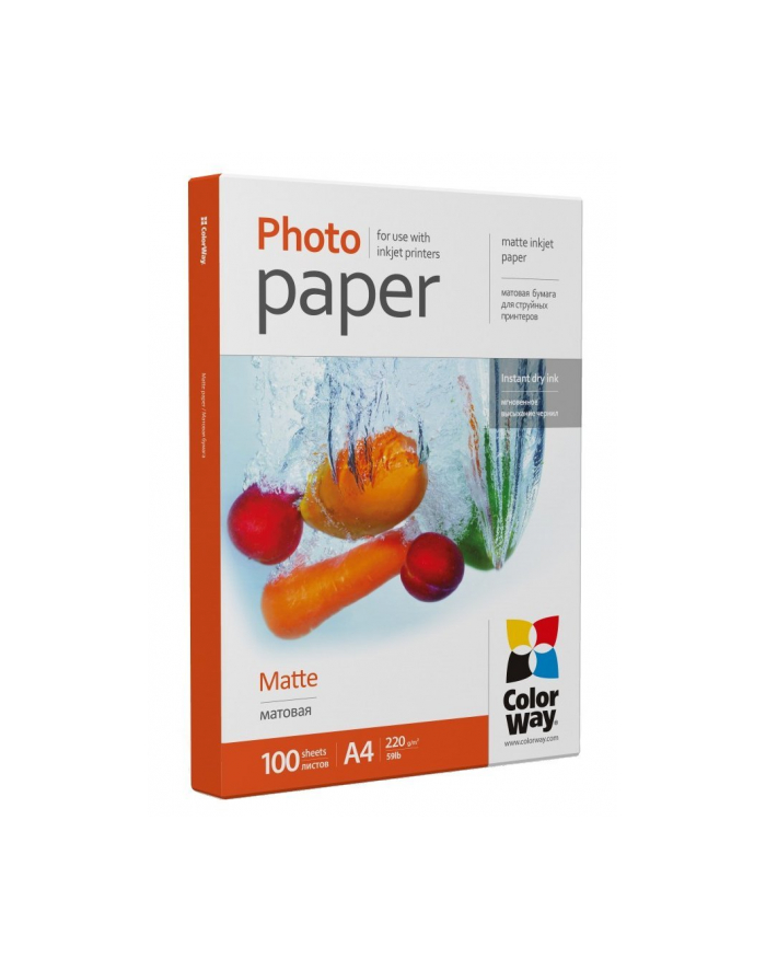 Colorway Matowy 220 G M², A4, 100 Ark. PM220100A4 PM220100A4