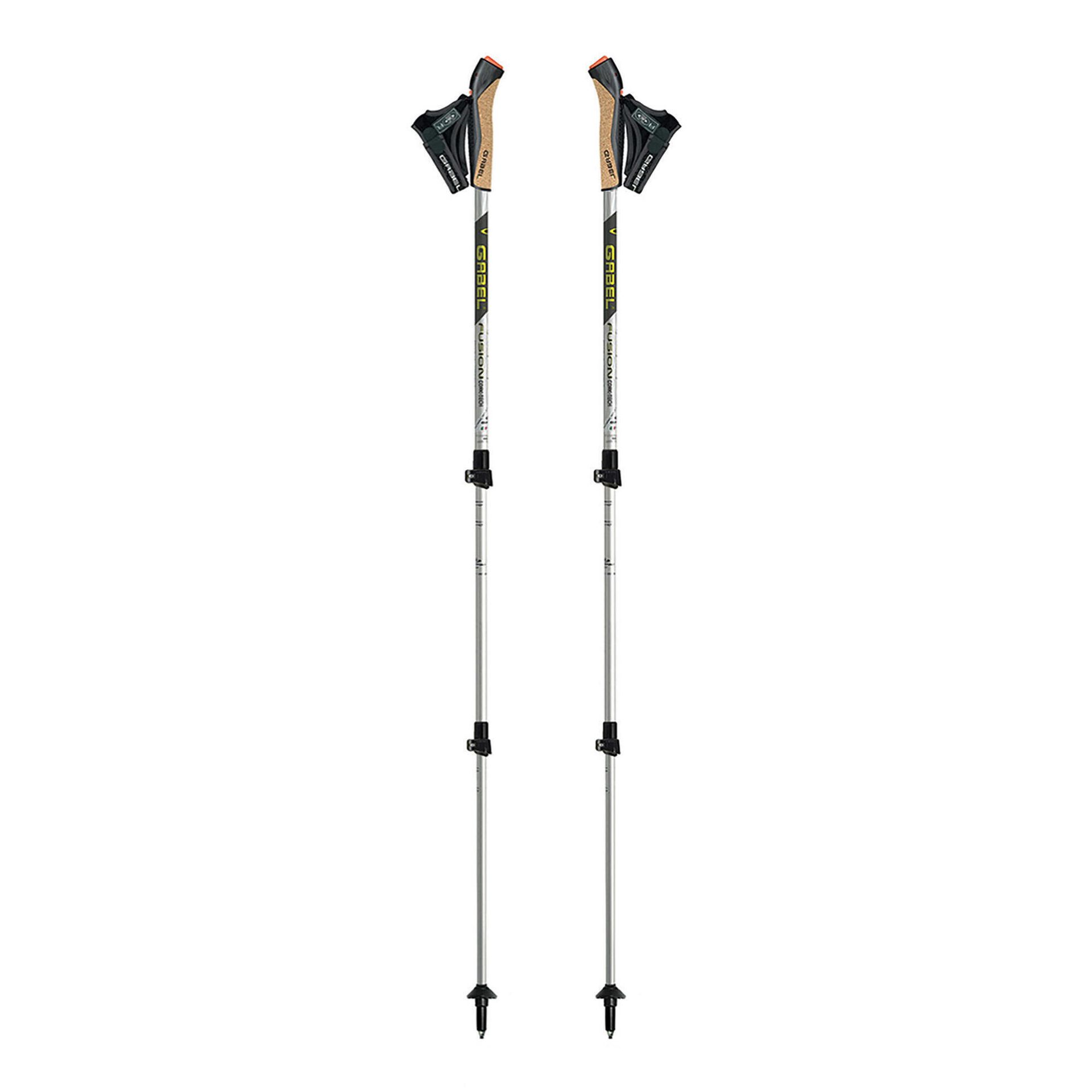 Kije nordic walking GABEL Fusion Cork-Tech szare 7008361510000