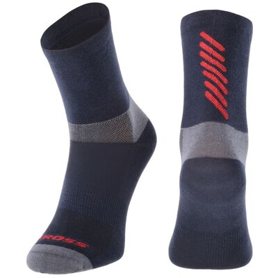 Skarpetki rowerowe KROSS Rubble Mid ( S) Niebieski