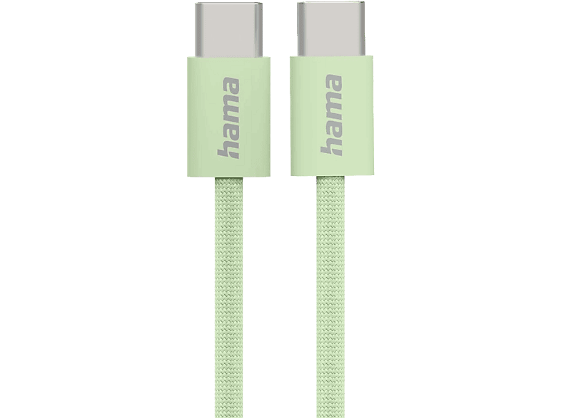 Kabel USB-C HAMA Data Fabric 1m Zielony