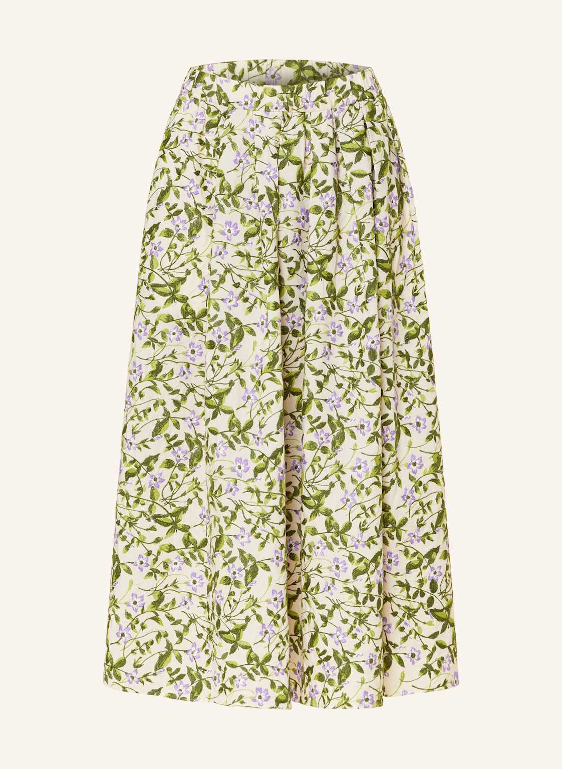 Weekend Max Mara Plisowana Spódnica Orme weiss