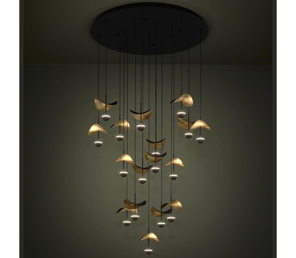 Eglo 390341 - LED Żyrandol ściemnialny na lince DRACERA 17xLED/2,3W/230V śr. 78 cm