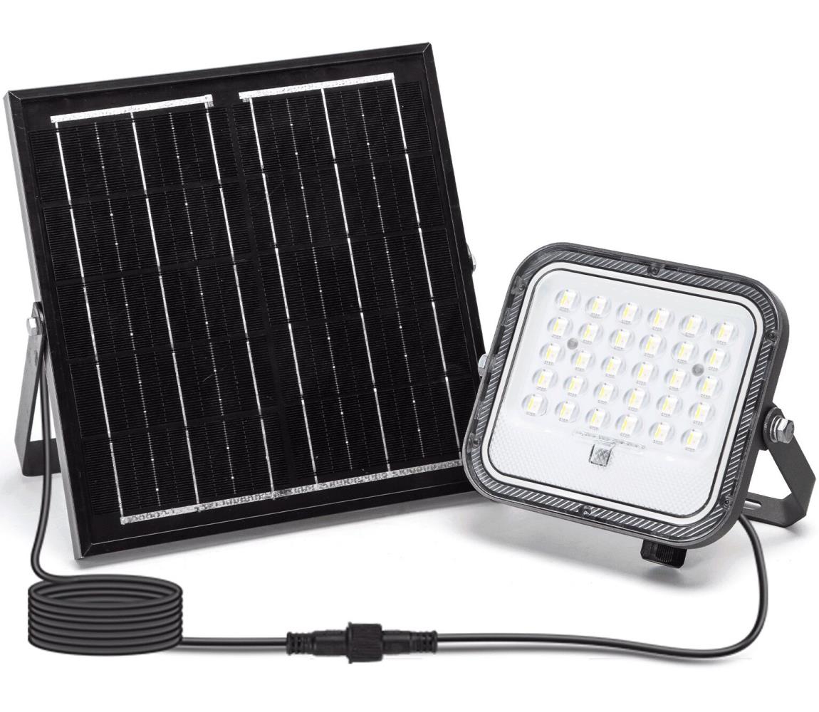 Aigostar - LED RGB Ściemnialny naświetlacz solarny LED/5W/3,4V IP66 + pilot