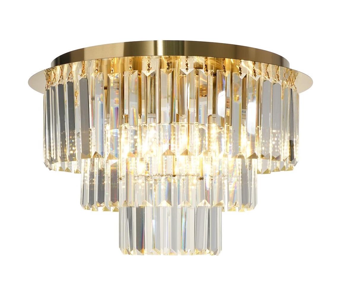 Plafon MILANO 6xE14/40W/230V złoty