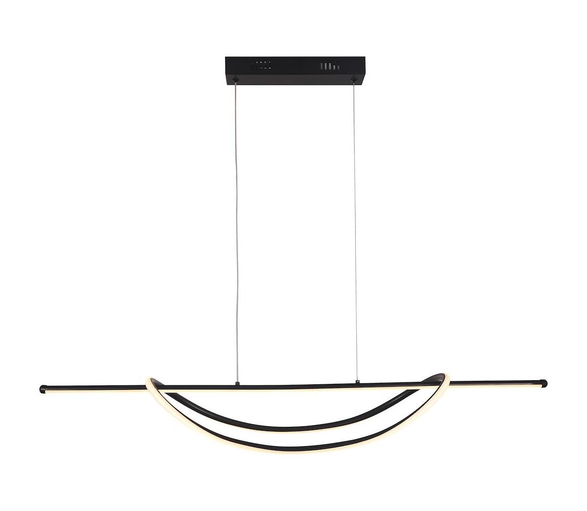 LED Żyrandol na lince AMBAR LED/35W/230V czarny