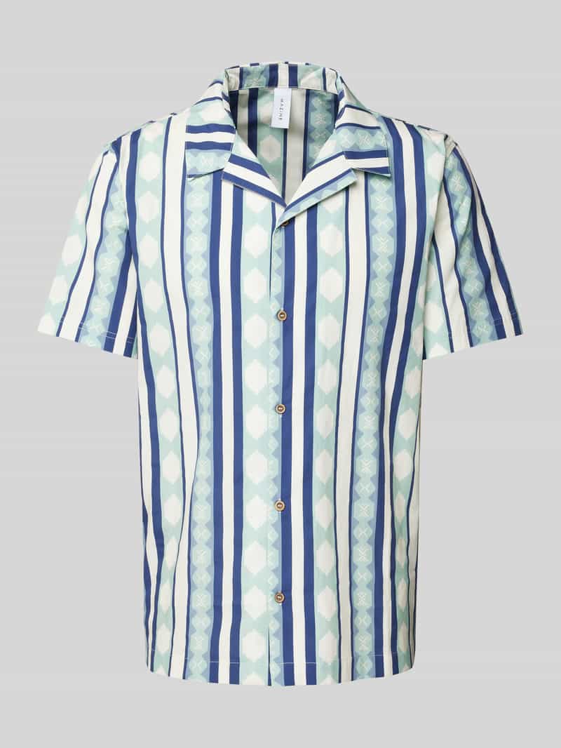 Koszula casualowa z kołnierzykiem typu restort