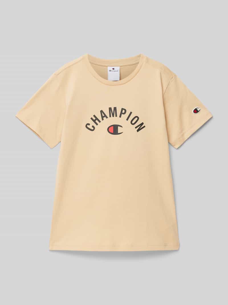 T-shirt z nadrukiem z logo