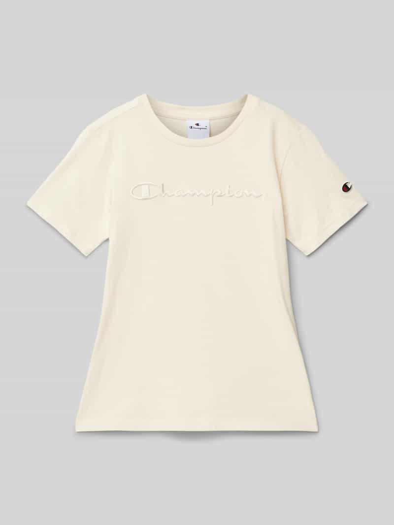 T-shirt z okrągłym dekoltem