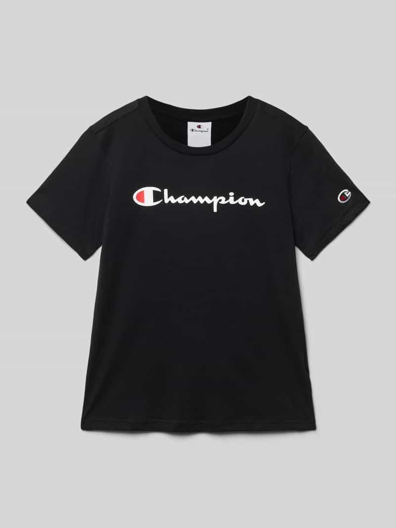 T-shirt z nadrukiem z logo