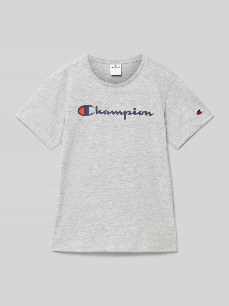 T-shirt z nadrukiem z logo