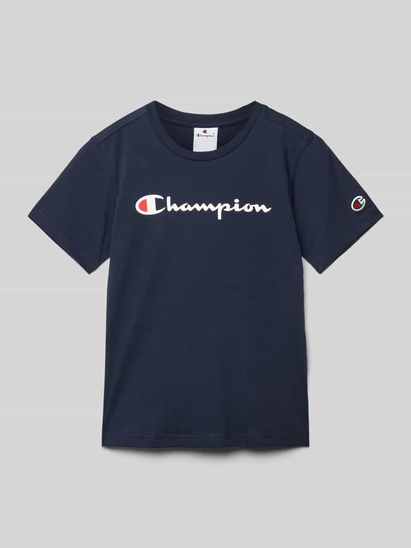 T-shirt z nadrukiem z logo
