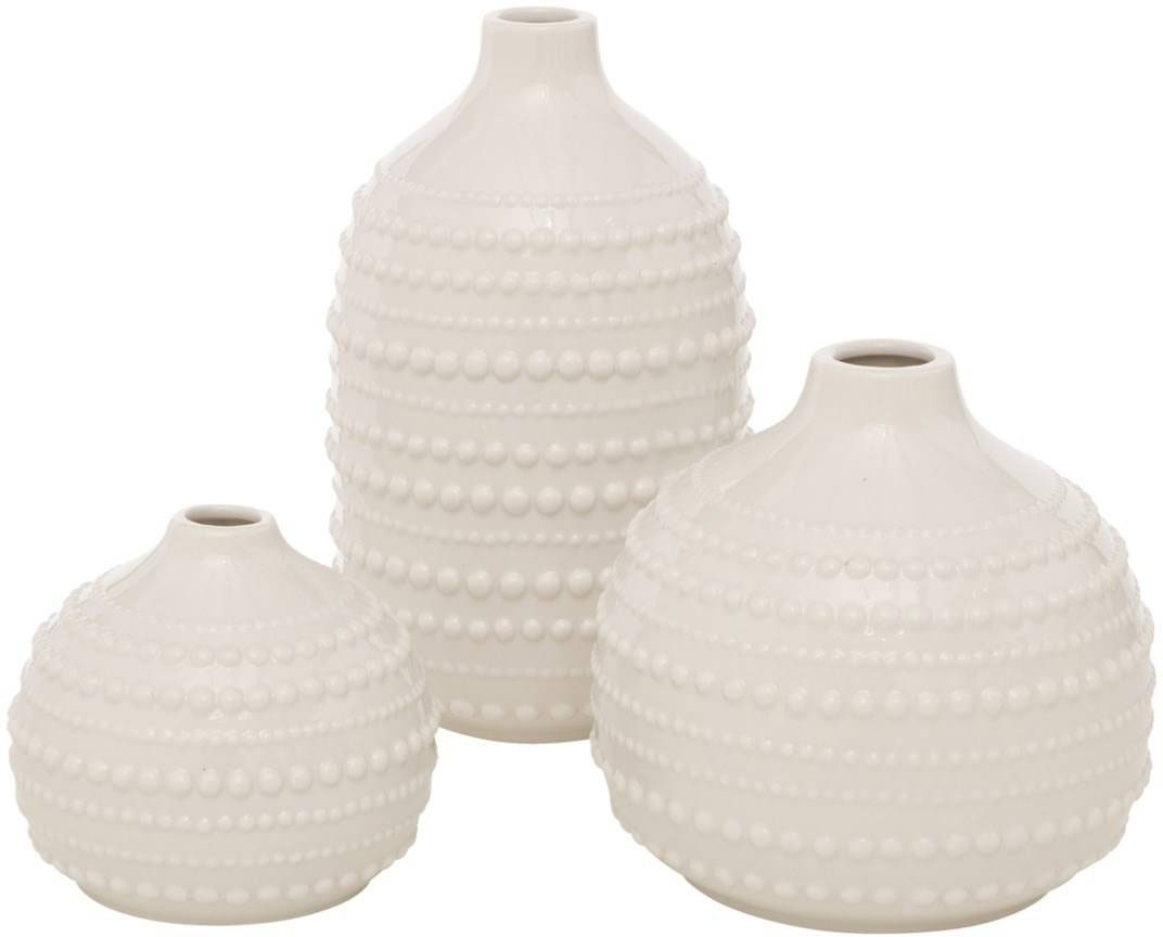 Wazon Boltze Meruna dekoracyjny porcelanowy 3 szt (4066076166251)