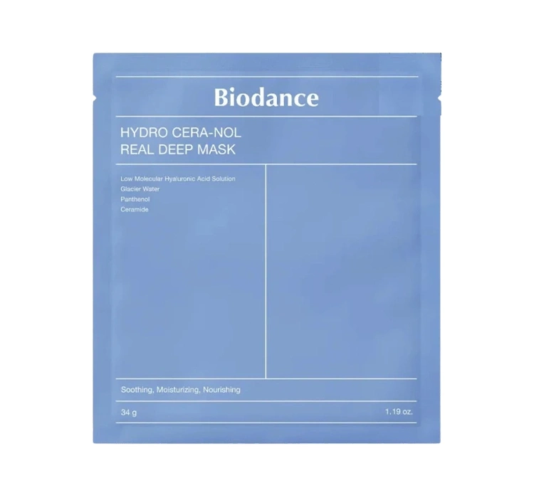 Biodance Hydro Cera-Nol Real Deep Mask nawilżająco-kojąca maseczka w płachcie 34g