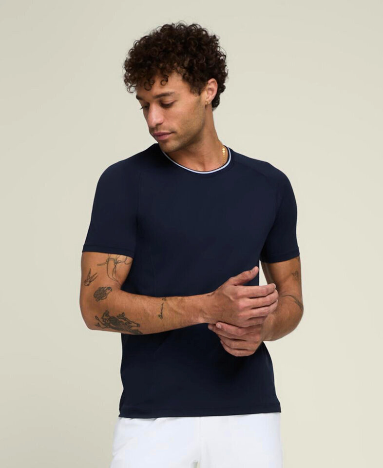 Koszulka męska Wilson M Team Seamless Crew Classic Navy XL