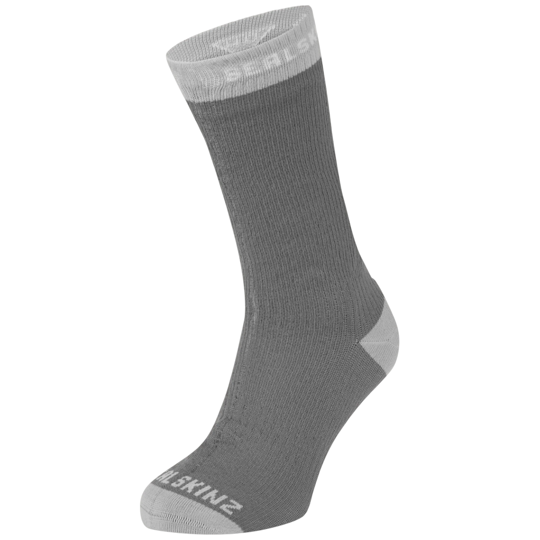 Wodoodporne skarpety SealSkinz Wiveton Rozmiar skarpet: 39-42 / Kolor: szary