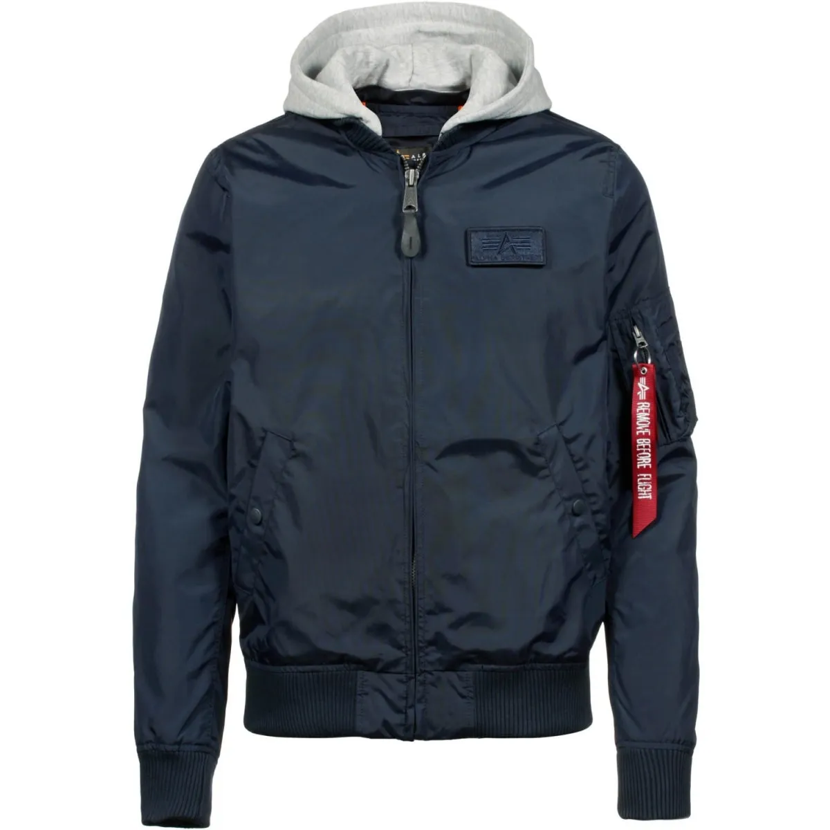 Kurtka Alpha Industries MA-1 TT Hood 196108 07 - Rep. Blue