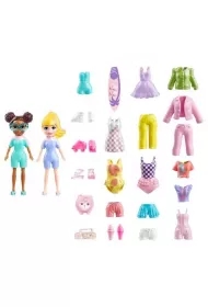 Polly Pocket Zestaw modowy duży z 2 lalkami HRD61