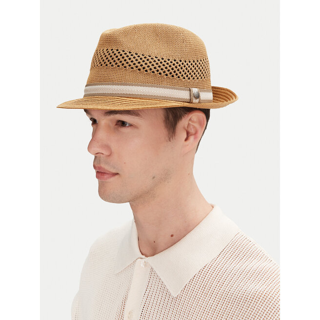 Kapelusz Barbour Craster Trilby MHA0789TA71 Brązowy